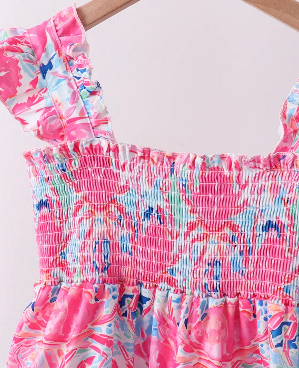 Floral Watercolor Dress
