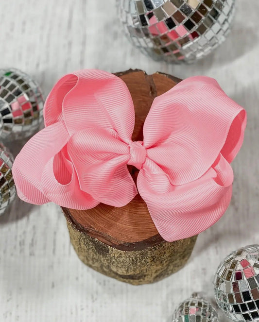 Pink 4.5” Bow