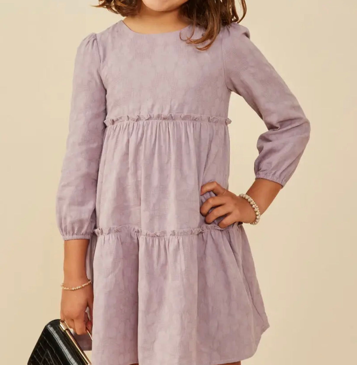 Lavender Floral Dress