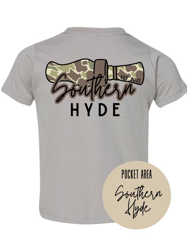 Duck Call Tee- Stone