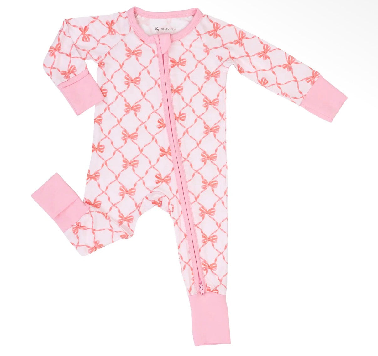Beautiful Bows Zip Romper