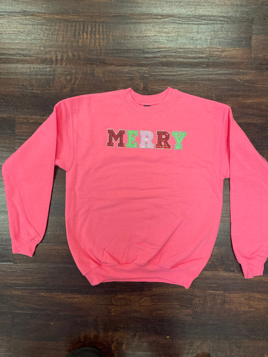 Merry Sequin Sweatshirt