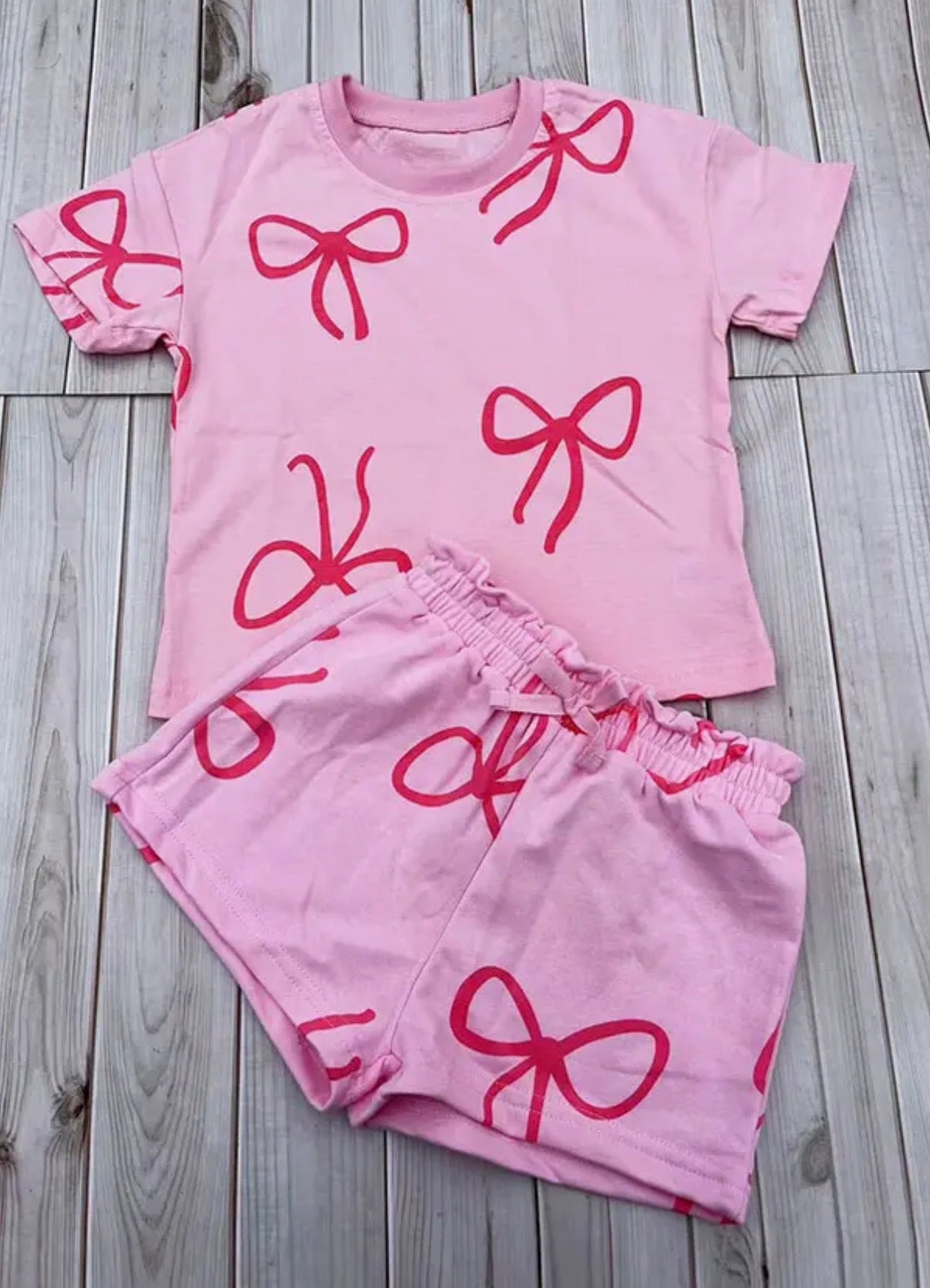 Bows Shorts Set