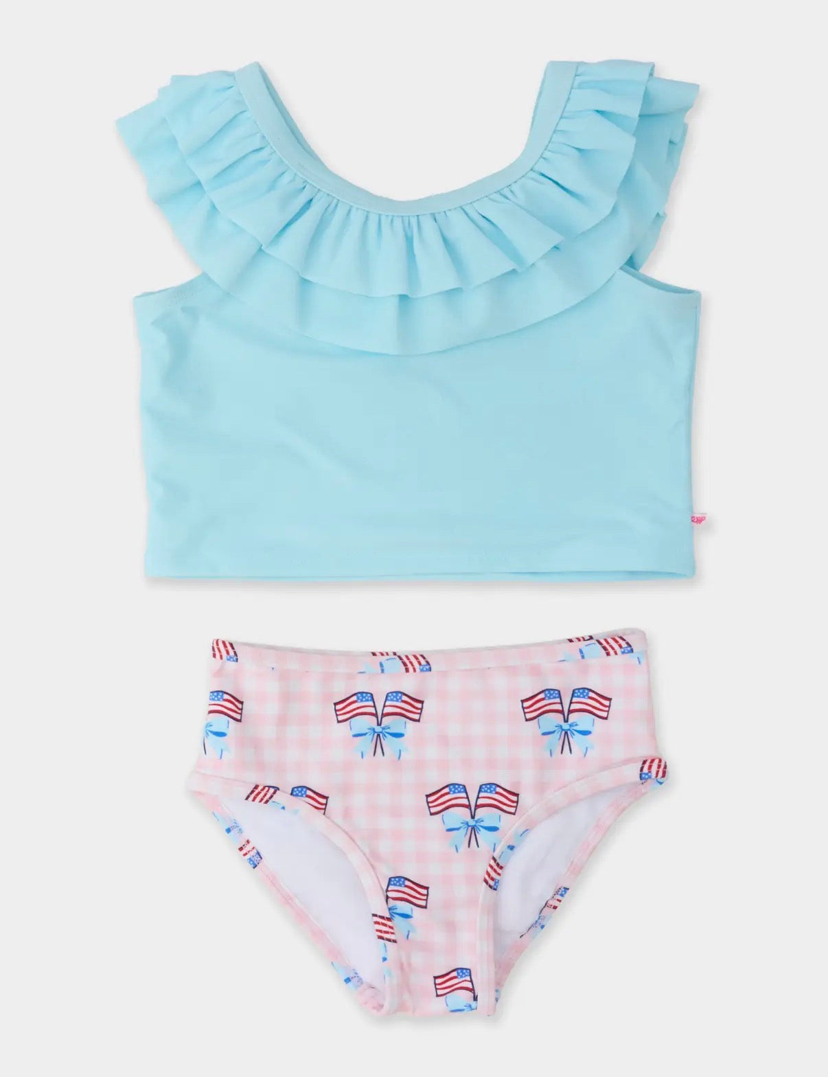 Patriotic Gingham 2pc Swimsuit