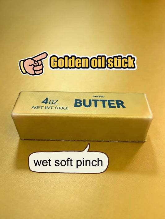 Golden Butter Stick Squishy