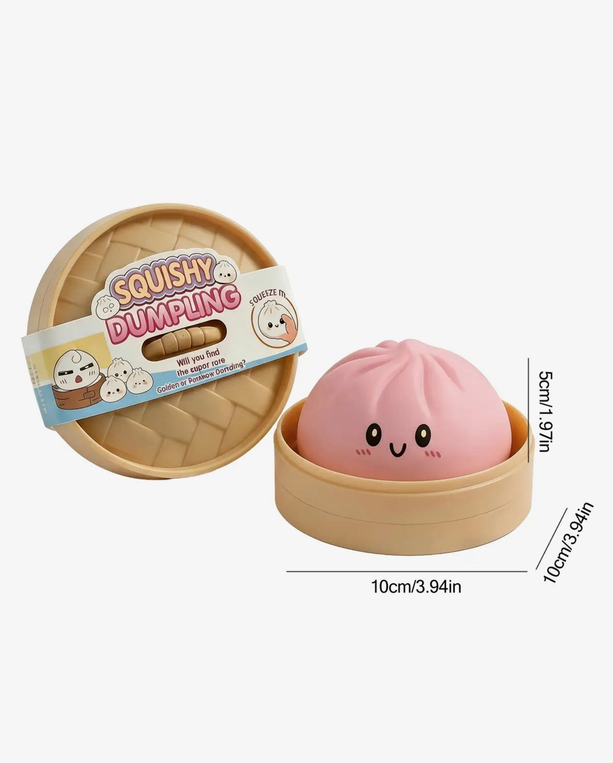 Pink Dumpling Squishy