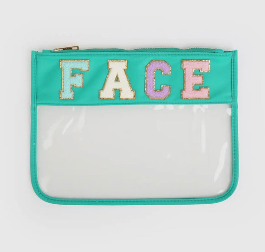 Face Clear Zip Pouch