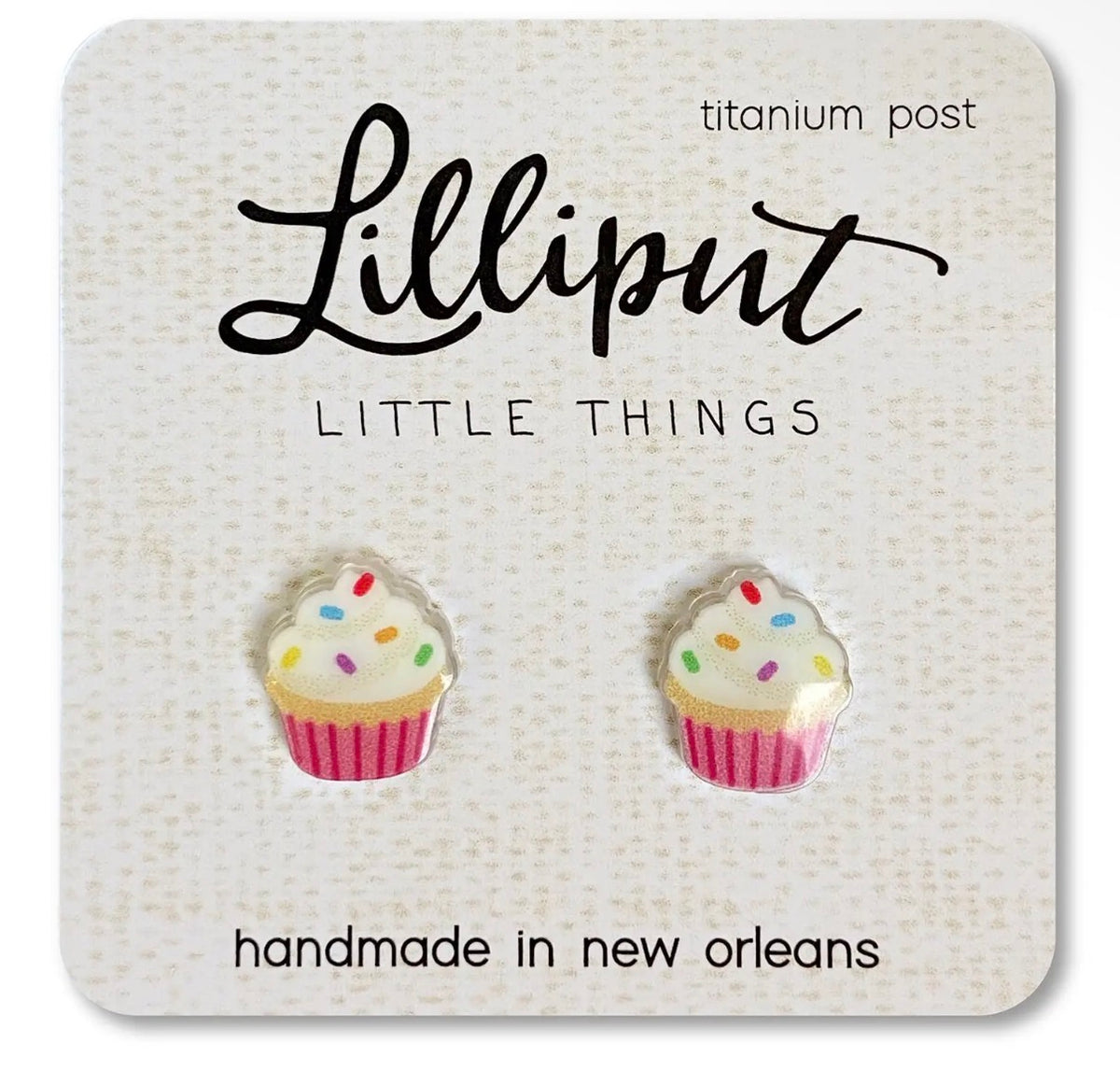 Cupcake Earrings