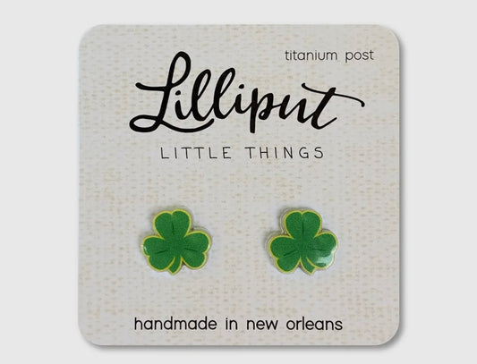 Shamrock Stud Earrings