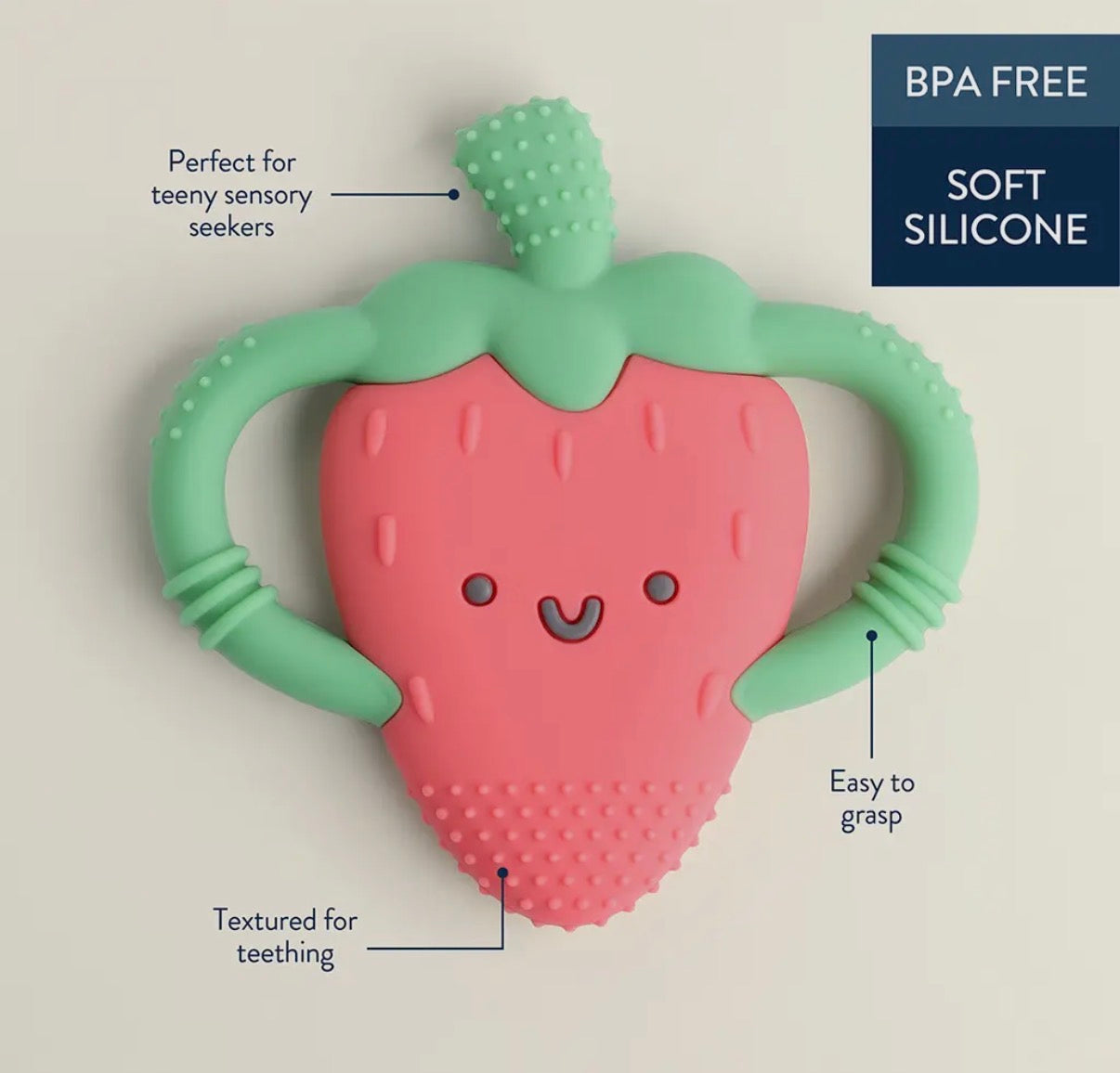 Strawberry Teething Toy