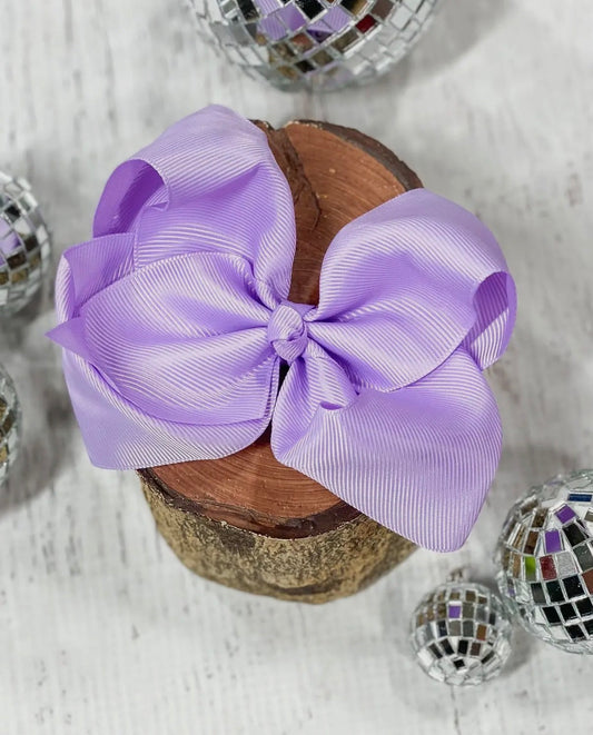 Lavender 4.5” Bow