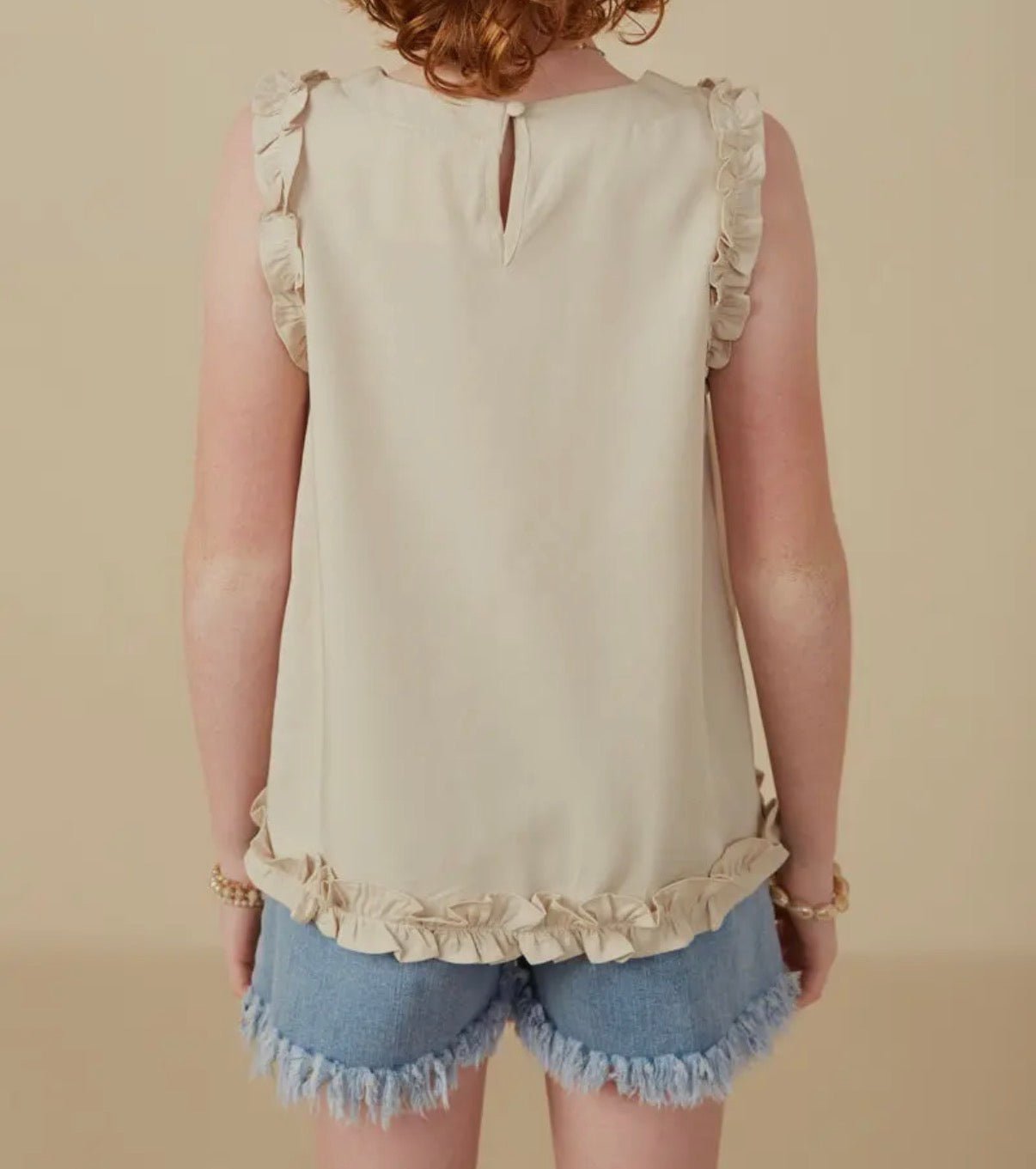 Ruffle Detail Tank