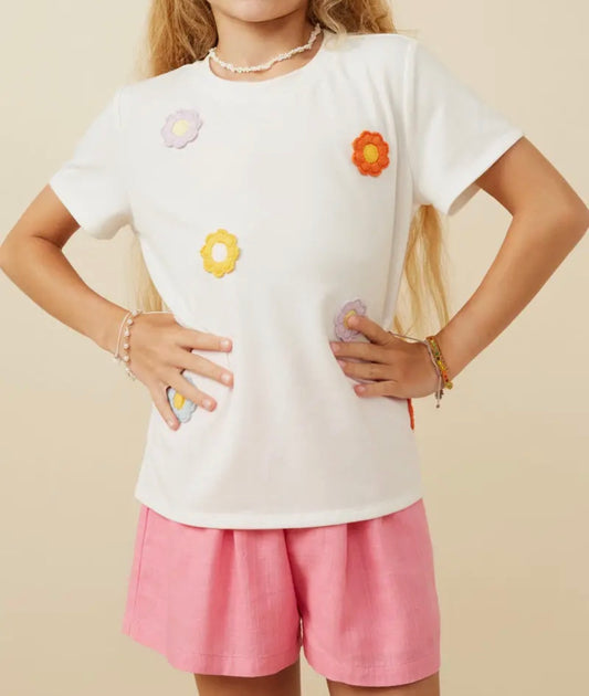 Multifloral Patched Tee