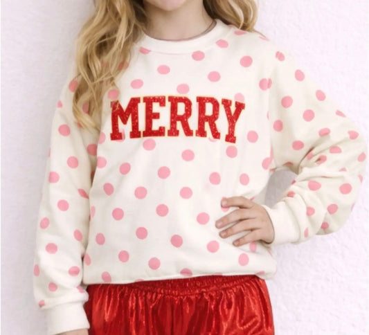 Merry Polka Dot Top