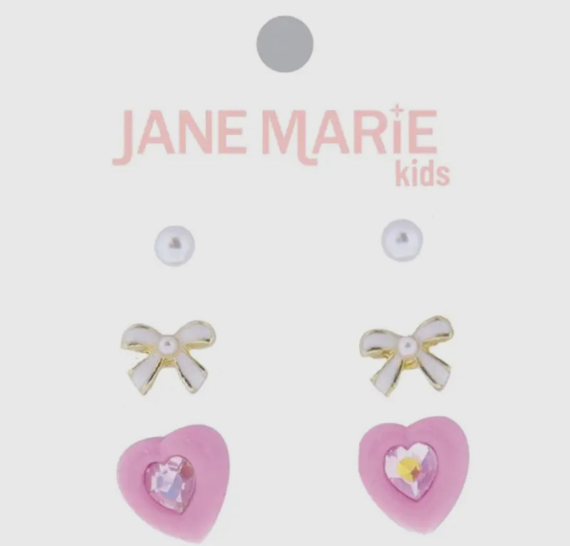 Kids Set of 3 Earrings