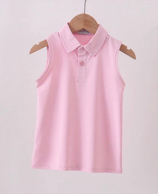 Everyday Collared Tank- Color Option