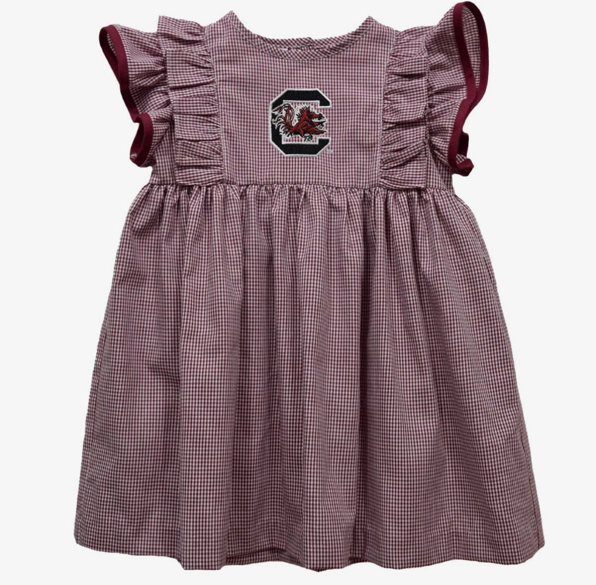 Gamecock Ruffle Sleeve Dress