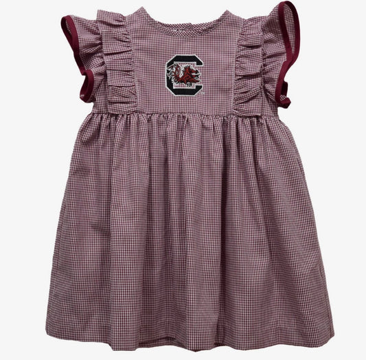 Gamecock Ruffle Sleeve Dress