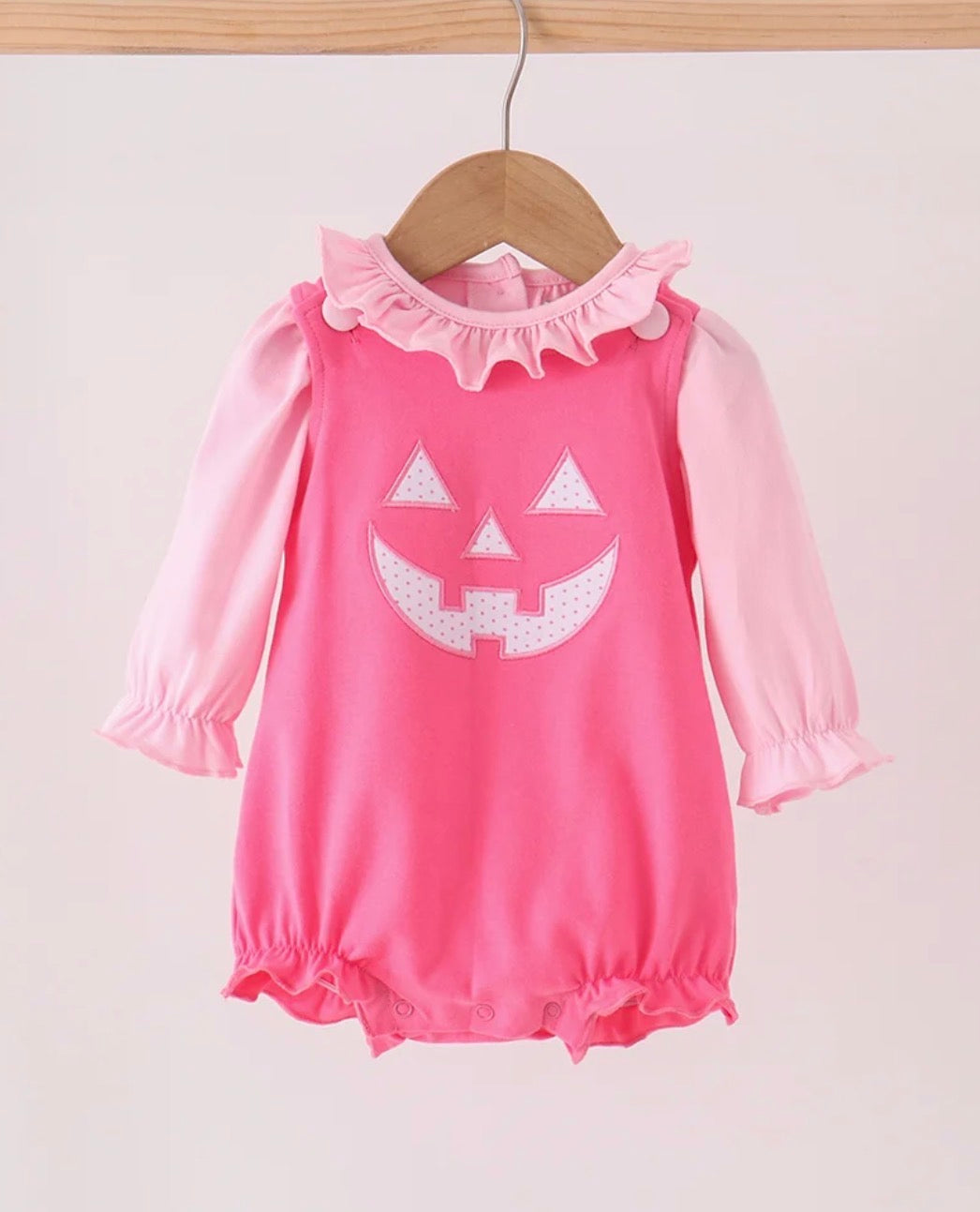 Pink Jack-O-Lantern 2pc Bubble Set