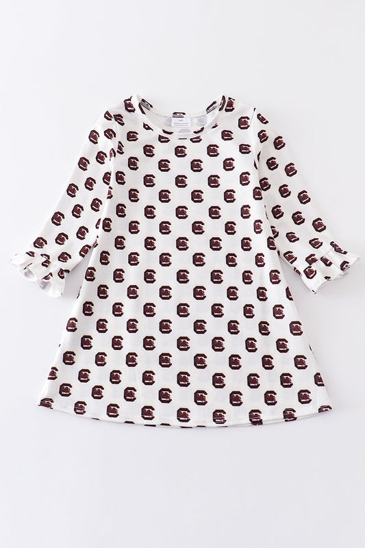 Gamecock Print Dress