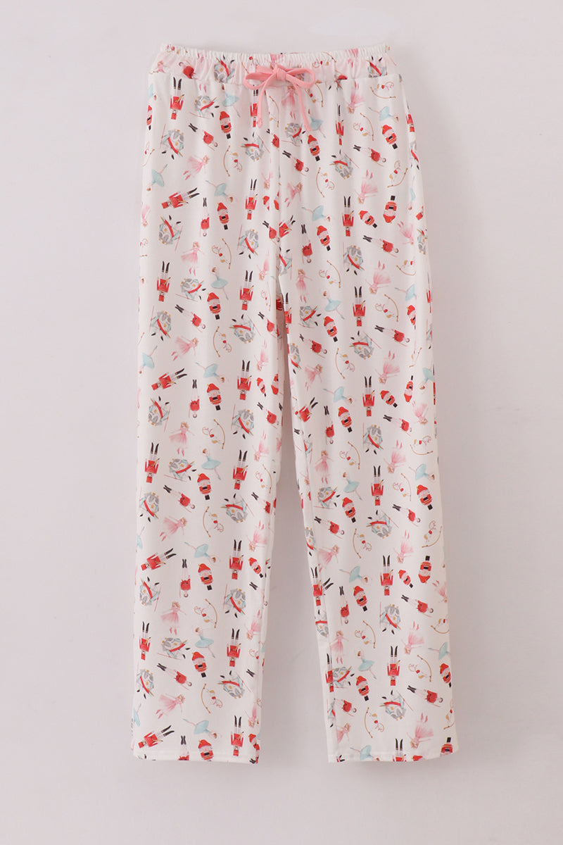 Christmas nutcracker women pajamas pants