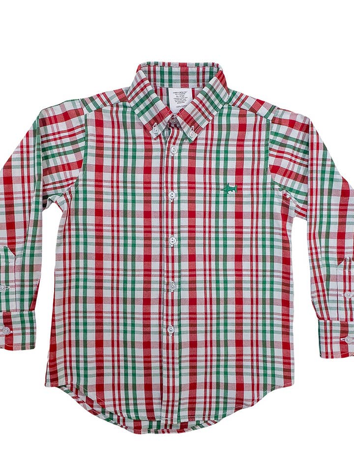 Carter Oxford Shirt- Sleigh Plaid