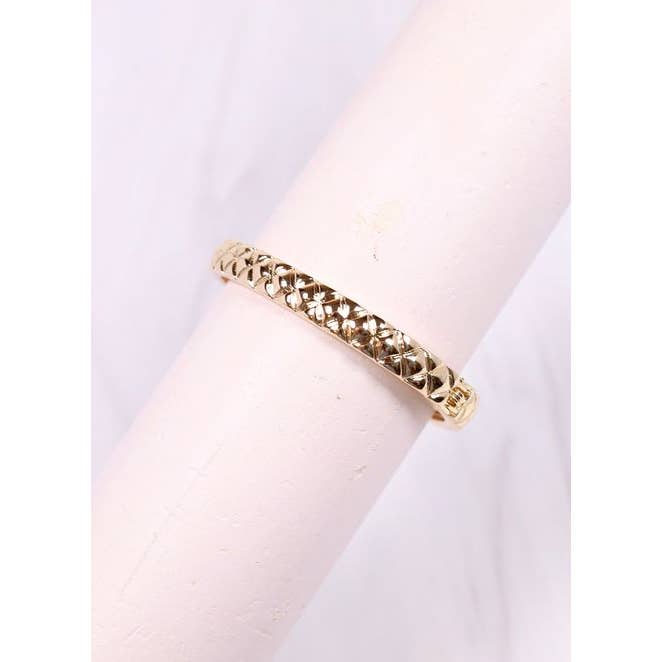 Textured Bracelet- Gold