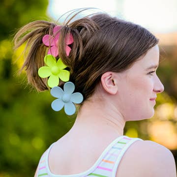 Matte Hair Claw Clip- Large Daisy- Color Options