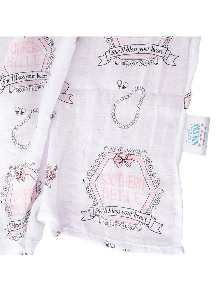 Southern Belle Swaddle Blanket