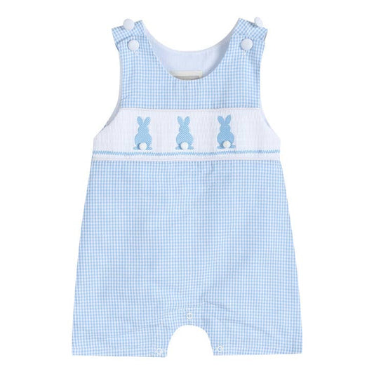 Blue Gingham Bunny JonJon