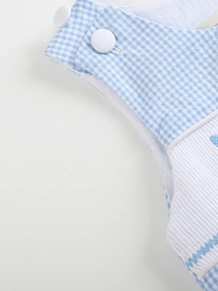 Blue Gingham Bunny JonJon